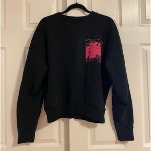 off white floating skull sweatshirt